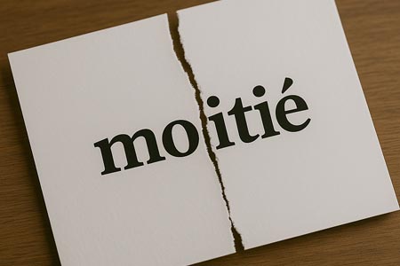 Quelles sont les règles d’accord du mot “moitié” ? Quelles sont les règles d’accord du mot “moitié” ?
